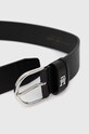 Δερμάτινη ζώνη Tommy Hilfiger AW0AW14626.PPYX μαύρο SS23
