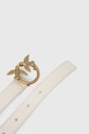 Pinko pasek skórzany 100143.A0F1 biały AA00