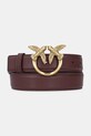 Pinko pasek skórzany brązowy 100125.A0F1