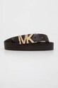 Αναστρέψιμη δερμάτινη ζώνη MICHAEL Michael Kors καφέ 558849