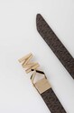MICHAEL Michael Kors curea de piele cu două fețe maro 558849