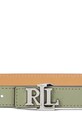 Αξεσουάρ Αναστρέψιμη δερμάτινη ζώνη Lauren Ralph Lauren 412883715 πράσινο