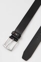 Tommy Hilfiger pasek skórzany AM0AM10660.PPYX czarny SS23