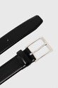 Kožený pásek BOSS 50425282 černá SS23