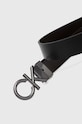 Αναστρέψιμη δερμάτινη ζώνη Calvin Klein K50K510354.PPYX μαύρο SS23