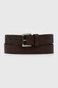 Шкіряний ремінь Polo Ralph Lauren коричневий 405845449