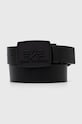 Alpha Industries belt grain leather black 186905.03