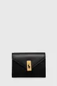 μαύρο Δερμάτινο πορτοφόλι Polo Ralph Lauren Γυναικεία