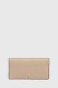 Lauren Ralph Lauren portfel damski skórzany skóra licowa beżowy 432802917