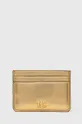χρυσαφί Δερμάτινη θήκη για κάρτες Lauren Ralph Lauren Γυναικεία