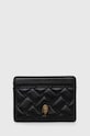 Kurt Geiger London etui na karty skórzane skóra licowa czarny 9128800109