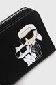 Кожен портфейл Karl Lagerfeld черен 230W3215