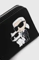 čierna Kožená peňaženka Karl Lagerfeld