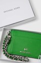 Αξεσουάρ Δερμάτινη θήκη για κάρτες MICHAEL Michael Kors 34R3ST9D5L πράσινο