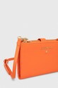 Kožená peňaženka Patrizia Pepe CQ9774.L001 oranžová AW23