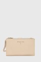 kožená peněženka Patrizia Pepe přírodní kůže béžová CQ9774.L001