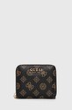 Guess portfel LAUREL imitacja skóry licowej czarny SWPG85.00370