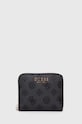 Guess portfel imitacja skóry licowej czarny SWPG85.00370