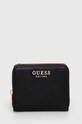 Guess portfel LAUREL imitacja skóry licowej czarny SWZG85.00370