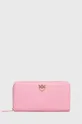 ružová Kožená peňaženka Pinko Dámsky