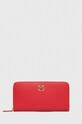 Pinko portofel de piele rosu 100250.A0F1