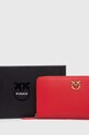 Pinko portofel de piele 100250.A0F1 rosu