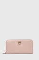Pinko portofel de piele piele roz 100250.A0F1