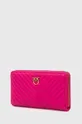 Pinko bőr pénztárca rózsaszín