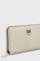 Кожен портфейл Pinko 100250.A0GK бежов AA00