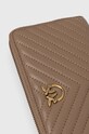 Accesorii Pinko portofel de piele 100250.A0GK maro