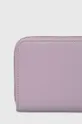 fioletowy Pinko portfel skórzany