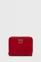 crvena Kožni novčanik Pinko Ženski