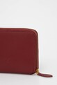 Accesorii Pinko portofel de piele 100249.A0F1 burgundia
