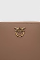 Accesorii Pinko portofel de piele 100249.A0F1 maro