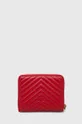 Pinko portfel skórzany czerwony