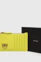 жовтий Шкіряний гаманець Pinko