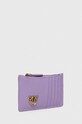 Кожен портфейл Pinko 100251.A0GK виолетов AA00