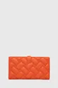 Kožená peňaženka Kurt Geiger London oranžová