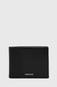 negru Calvin Klein portofel de piele De bărbați