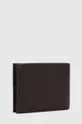 Usnjena denarnica Calvin Klein rjava