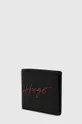 Кожаный кошелек HUGO чёрный