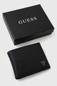 Guess portofel negru SMECRS.LEA24