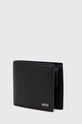 BOSS portfel skórzany 50485623 czarny SS23
