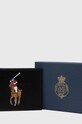 Kožené pouzdro na karty Polo Ralph Lauren černá 405898357