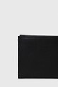 Kožená peňaženka a kľúčenka Armani Exchange čierna 958487.CC845