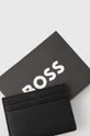 Чохол на банківські карти BOSS чорний