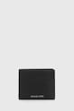 Michael Kors portofel de piele piele negru 39S0LHDF3L