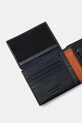 Accesorii Aeronautica Militare portofel de piele AM152 bleumarin