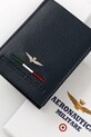 Doplnky Kožená peňaženka Aeronautica Militare AM154 tmavomodrá