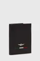 Кожаный кошелек Aeronautica Militare коричневый